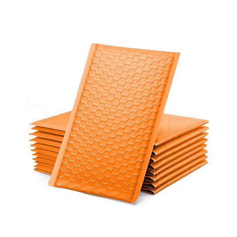 Poly Bubble Mailers Padded Envelopes - Orange