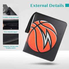 900 Pockets Basketball Card Binder Sleeves for Basketball Trading Cards,  Carring Case with Basketbal…See more 900 Pockets Basketball Card Binder